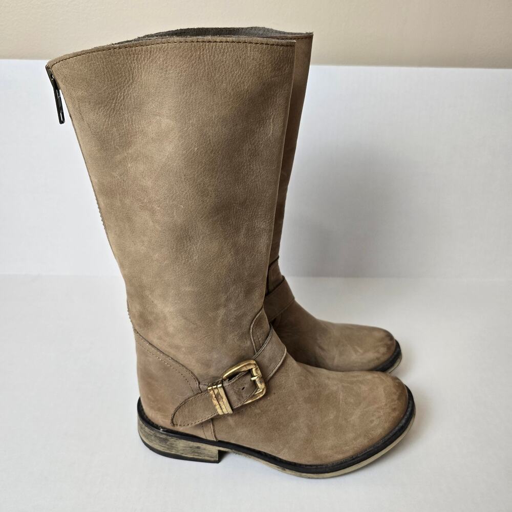 Steve Madden Taupe Knee High Boots Size 8 - Picture 5 of 6